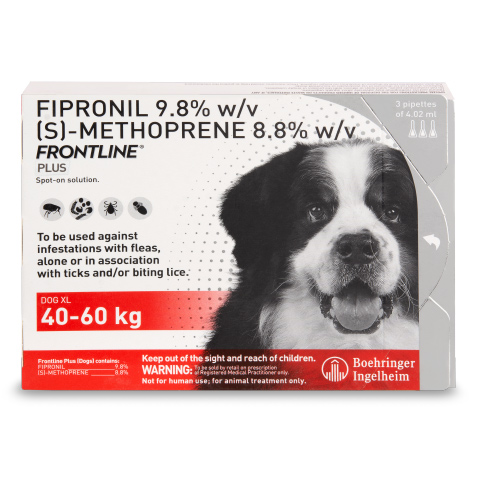 frontline plus dog XL